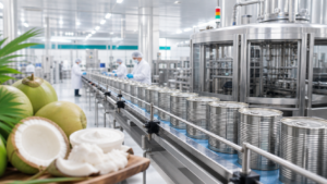 Modern canned food factory production line for export-ready Thai food manufacturing